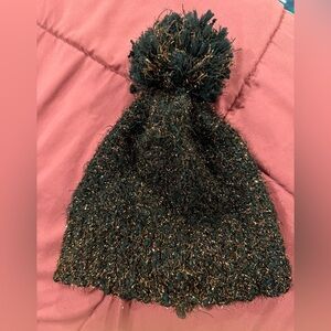 Anthropologie Tinselknit Pom Beanie